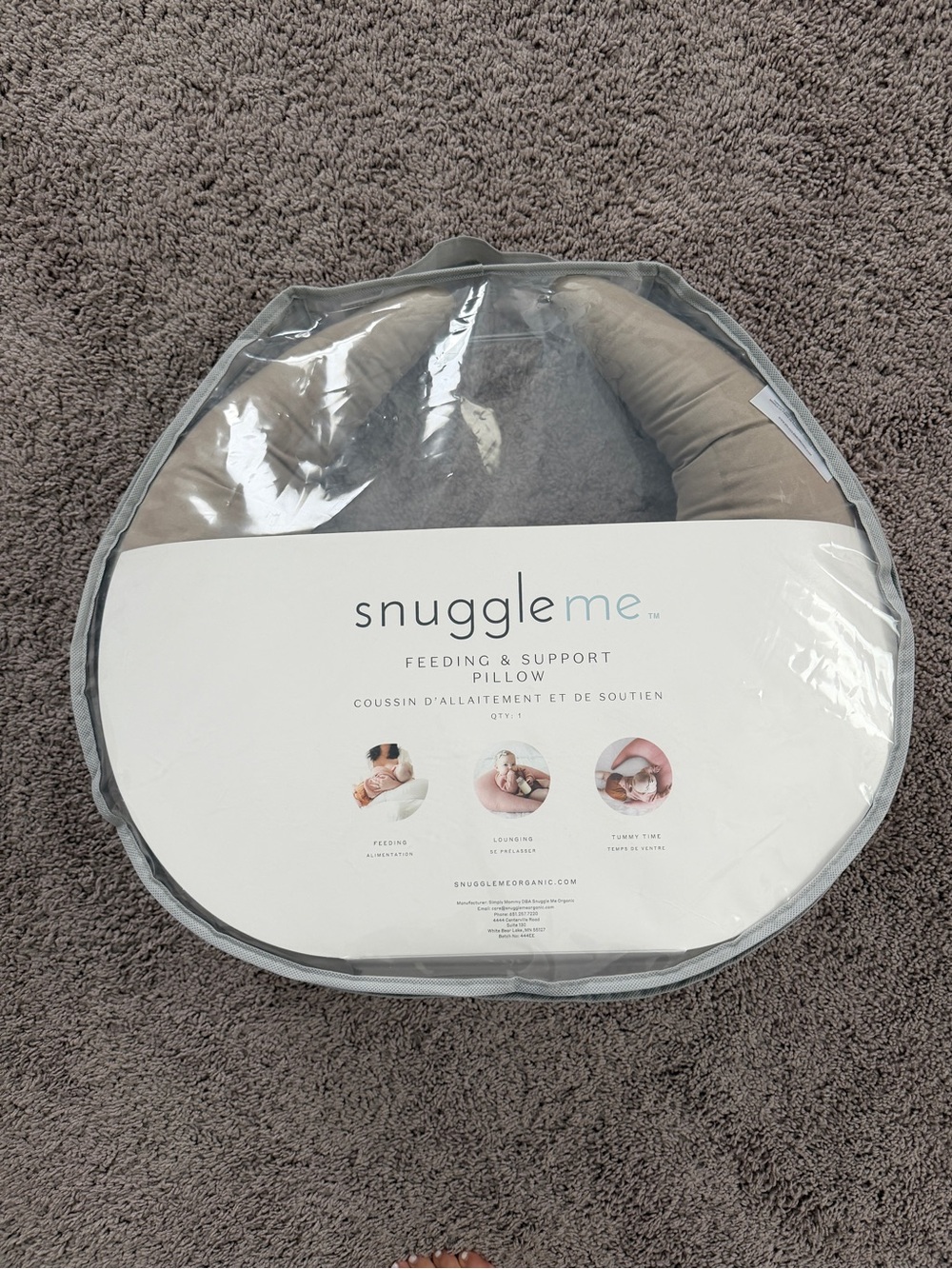 Snuggle Me Organic Nursing Pillow